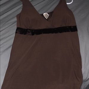 Chocolate tank top